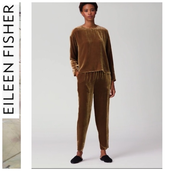 Eileen Fisher Pants - NWT Eileen Fisher VELVET TAPERED ANKLE PANT